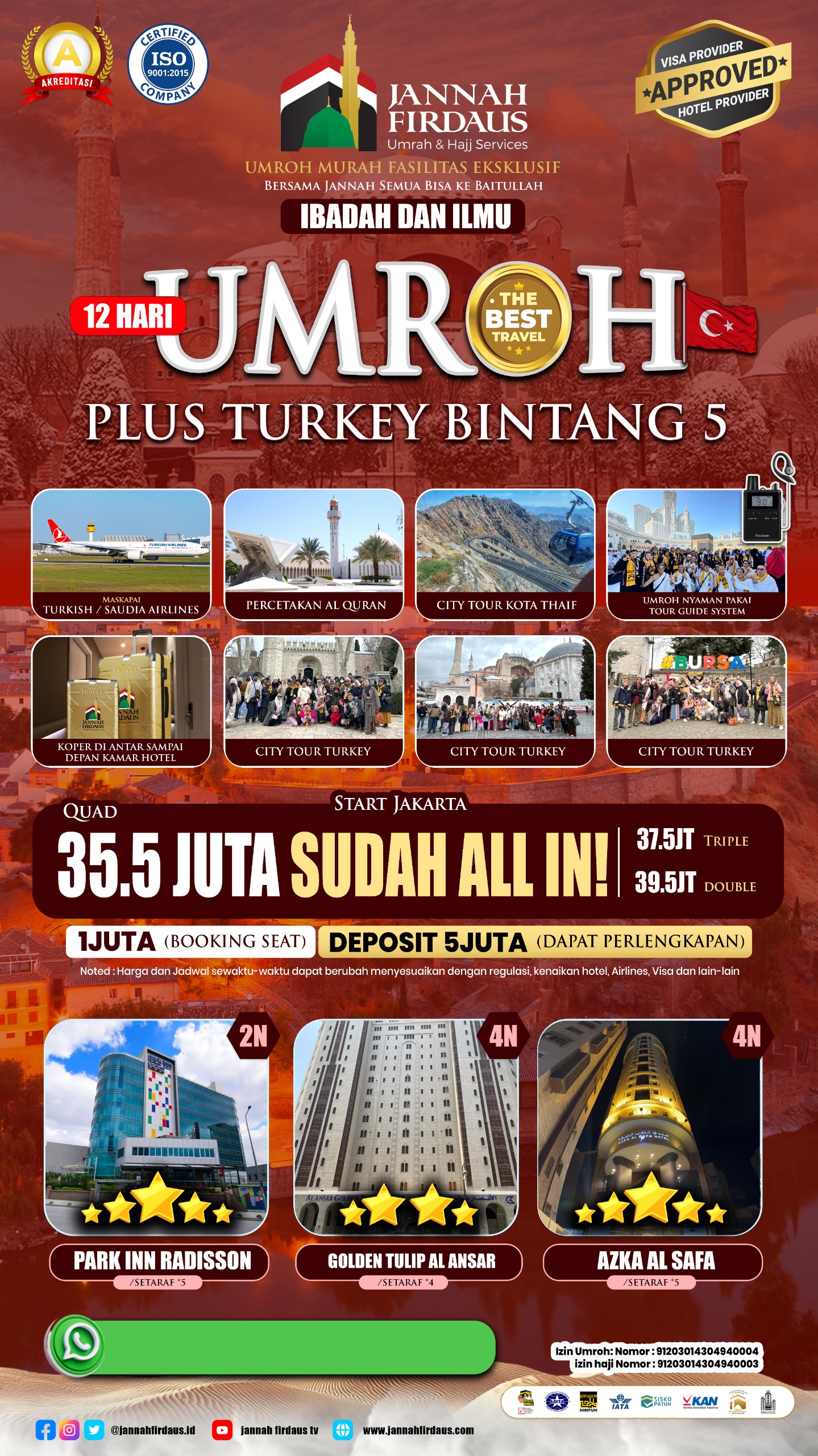 PLUS TURKEY BINTANG 5