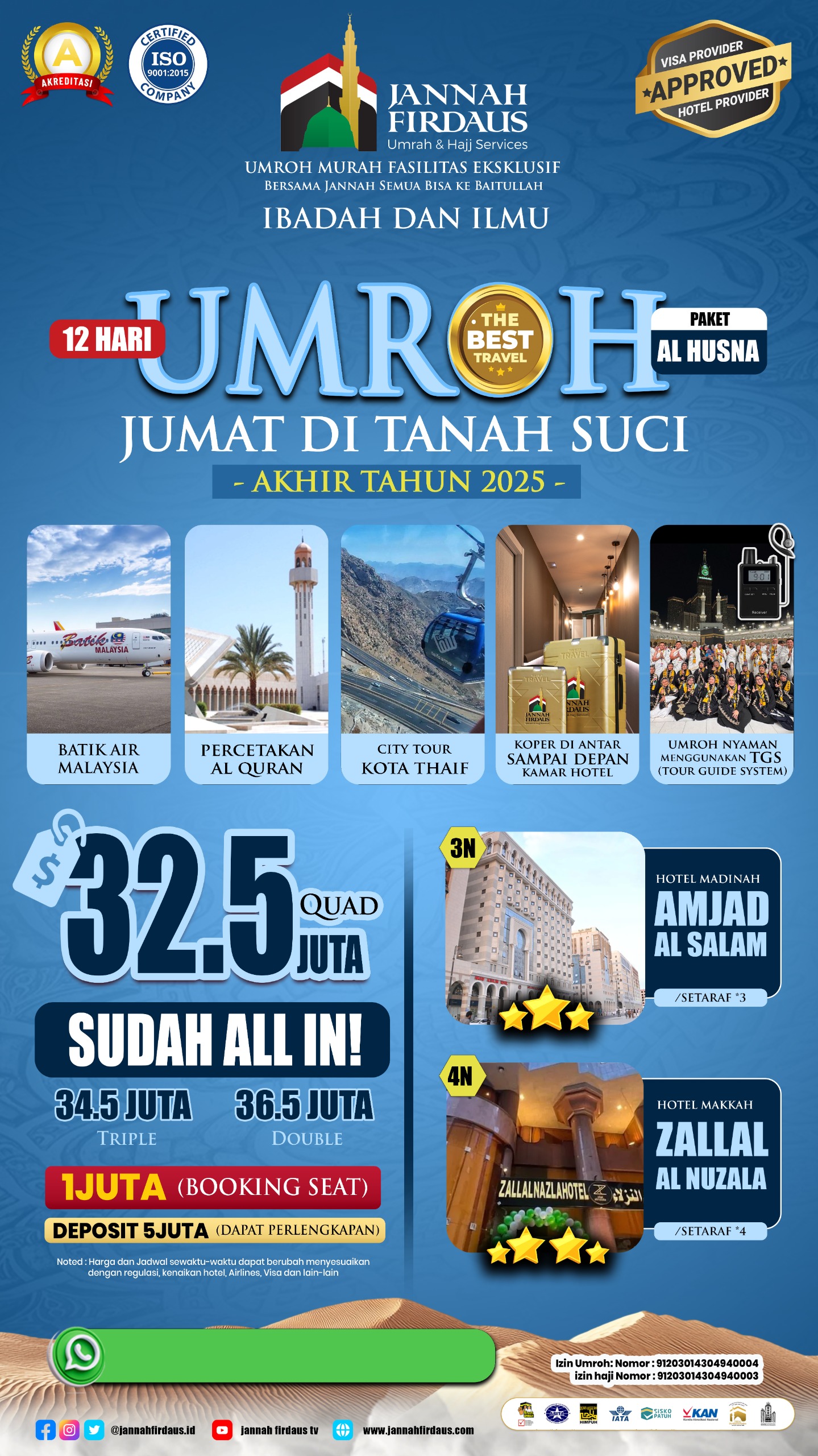 AL HUSNA JUMAT DI TANAH SUCI